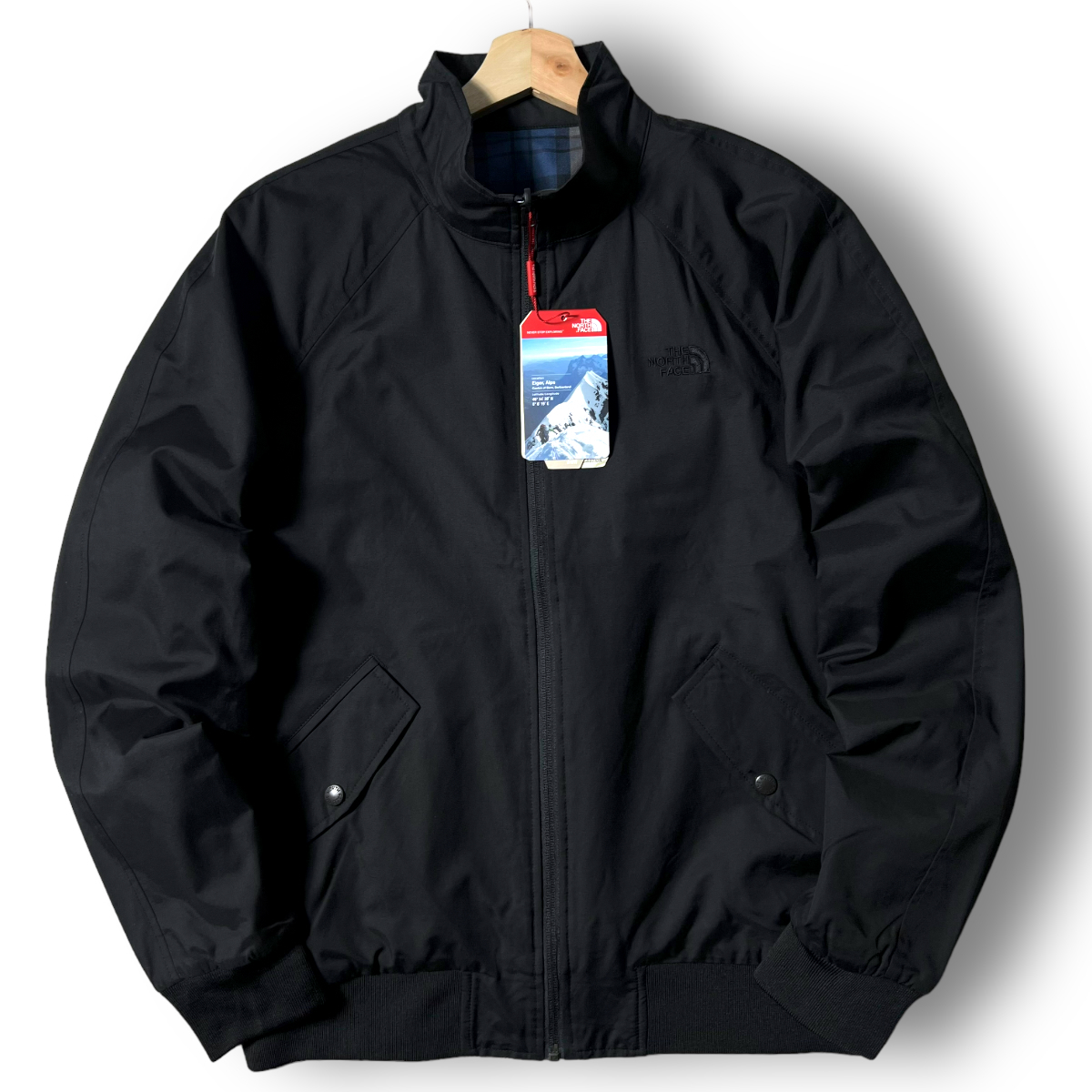 新品 THE NORTH FACE ノースフェイス 無地×チェック柄 2way 新品 THE NORTH FACE ノースフェイス 無地×チェック柄 2way