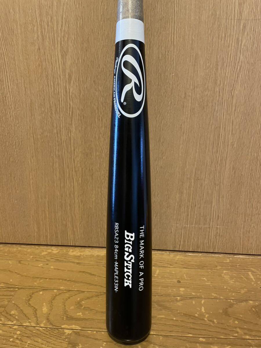 Rawlings BigStick バット　MAPLE メイプル　軟式バット　木製バット　軟式野球　ローリングス　草野球_画像2