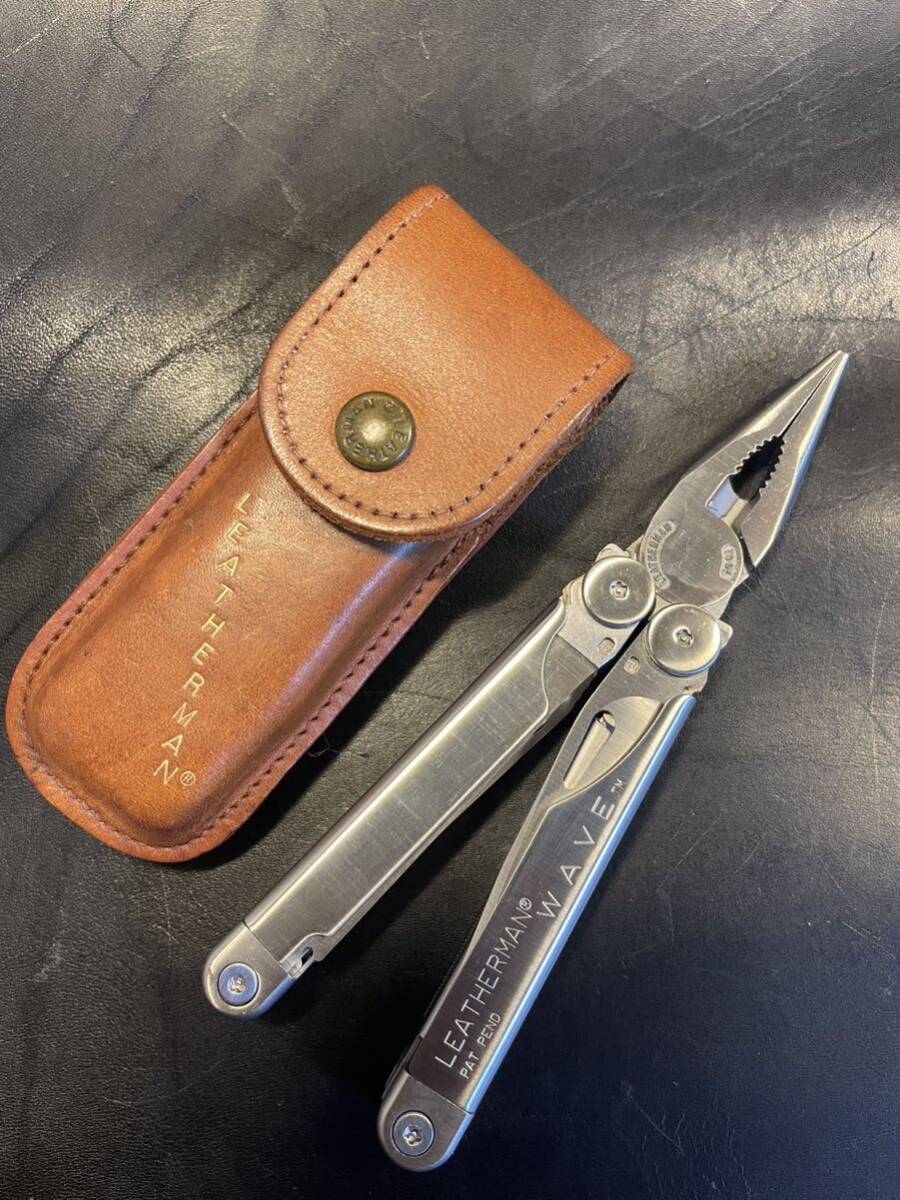 LEATHERMAN WAVE レザーマン　マルチツール　プライヤー　アウトドア　キャンプ　タクティカル　ブッシュクラフト_画像1