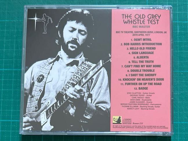 ERIC CLAPTON Old Grey Whistle Test 1977 BBC Masterの画像2