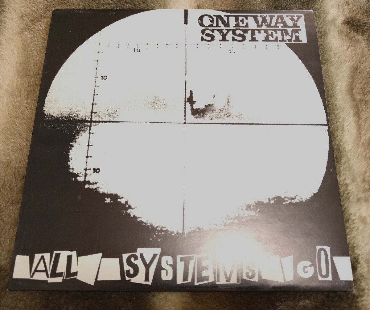 ONE WAY SYSTEM All Systems Go UK オリジナル LP exploited disorder discharge chaos uk abrasive wheels gbh english dogsの画像1