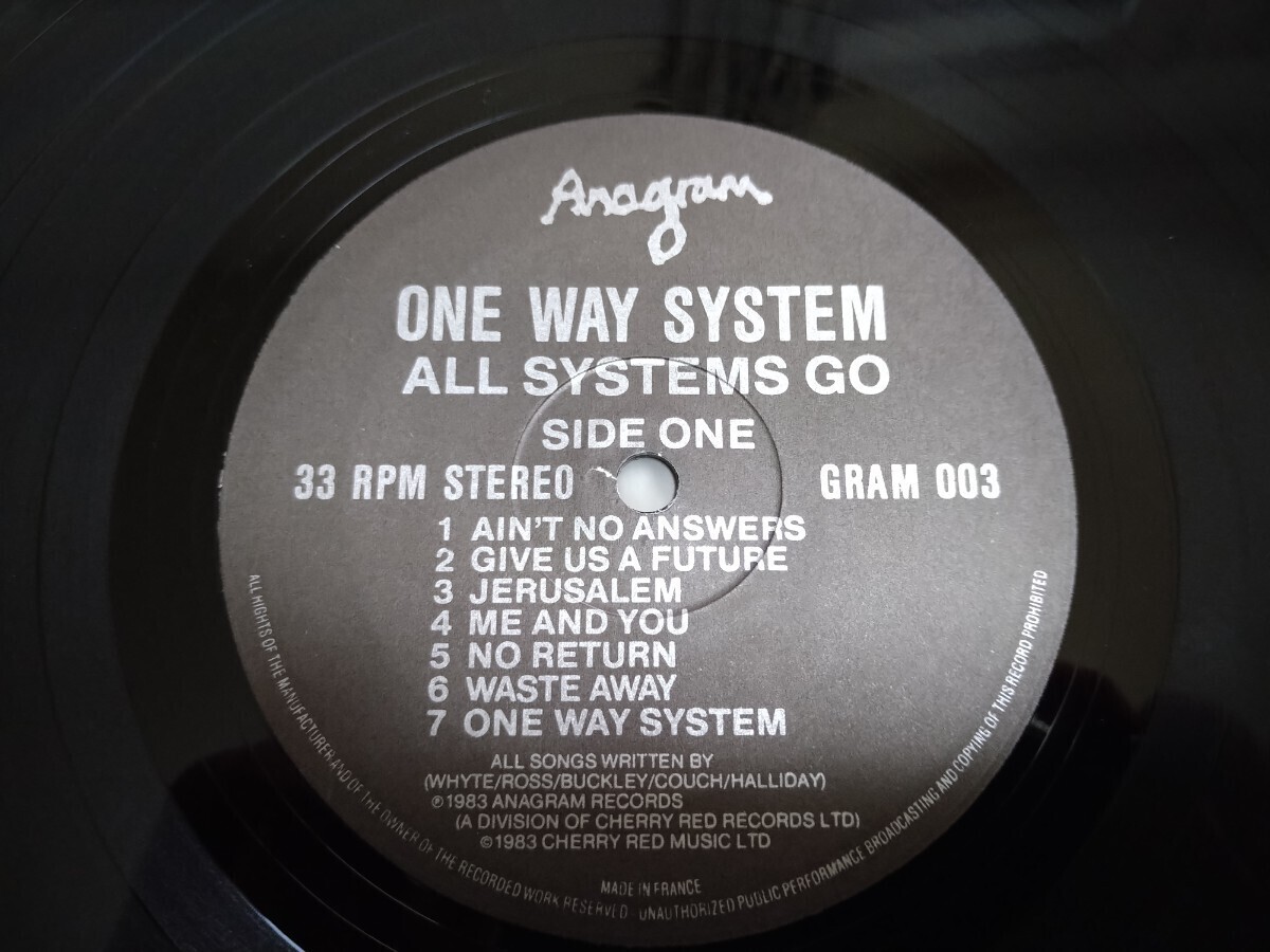 ONE WAY SYSTEM All Systems Go UK オリジナル LP exploited disorder discharge chaos uk abrasive wheels gbh english dogsの画像3
