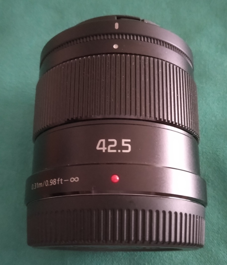  Panasonic single burnt point middle telephoto lens micro four sa-z for Lumix G 42.5mm/ F1.7 ASPH. / POWER O.I.S. black H-HS043-K 28000