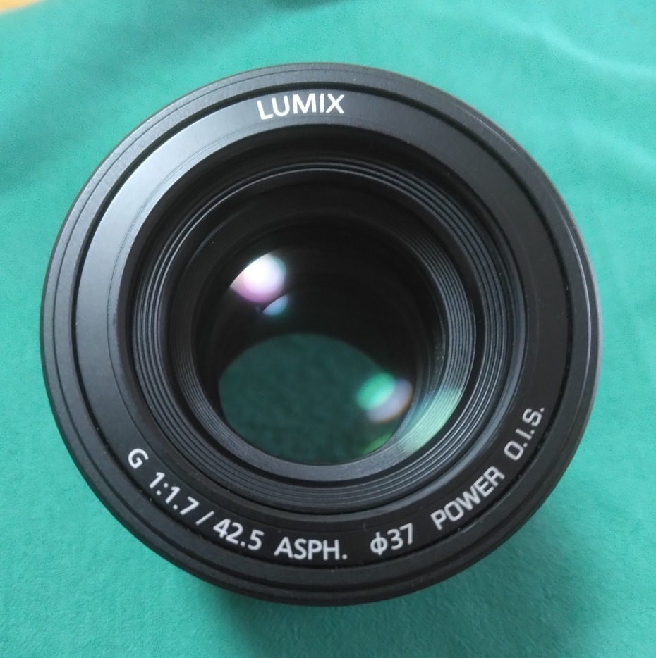  Panasonic single burnt point middle telephoto lens micro four sa-z for Lumix G 42.5mm/ F1.7 ASPH. / POWER O.I.S. black H-HS043-K 28000