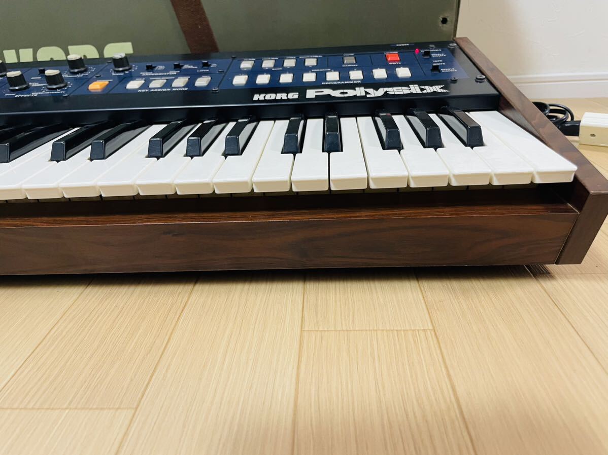 【通電OK】KORG コルグ Polysix アナログ シンセサイザー 61鍵盤 セミハードケース付きの画像5