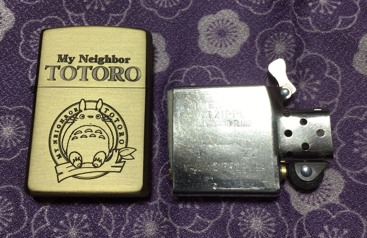 ZIPPO TOTORO ジッポー となりのトトロ トトロ STUDIO GHIBLI スタジオ ジブリ シリアル番号 現状品の画像8