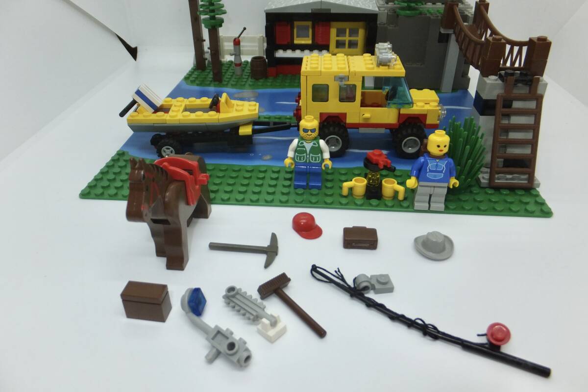 LEGO #6552 マウンテンロッジ Rocky River Retreat 街シリーズ オールドレゴの画像5