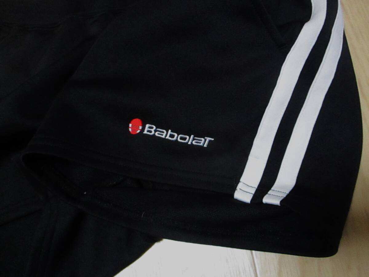 Babolat・ショートパンツ・黒×白色・サイズL_画像2