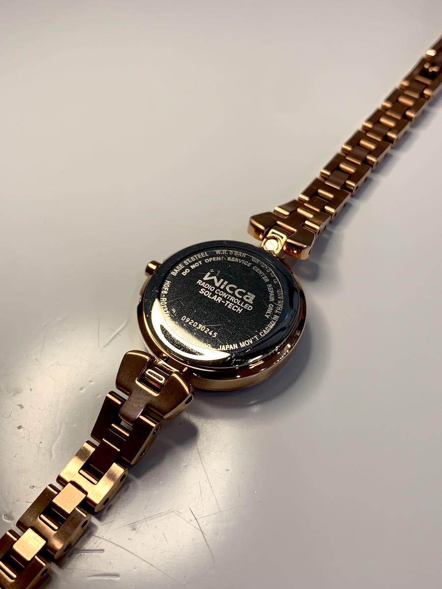 CITIZEN wicca ウィッカ 電波ソーラー 腕時計 KS1-660-91