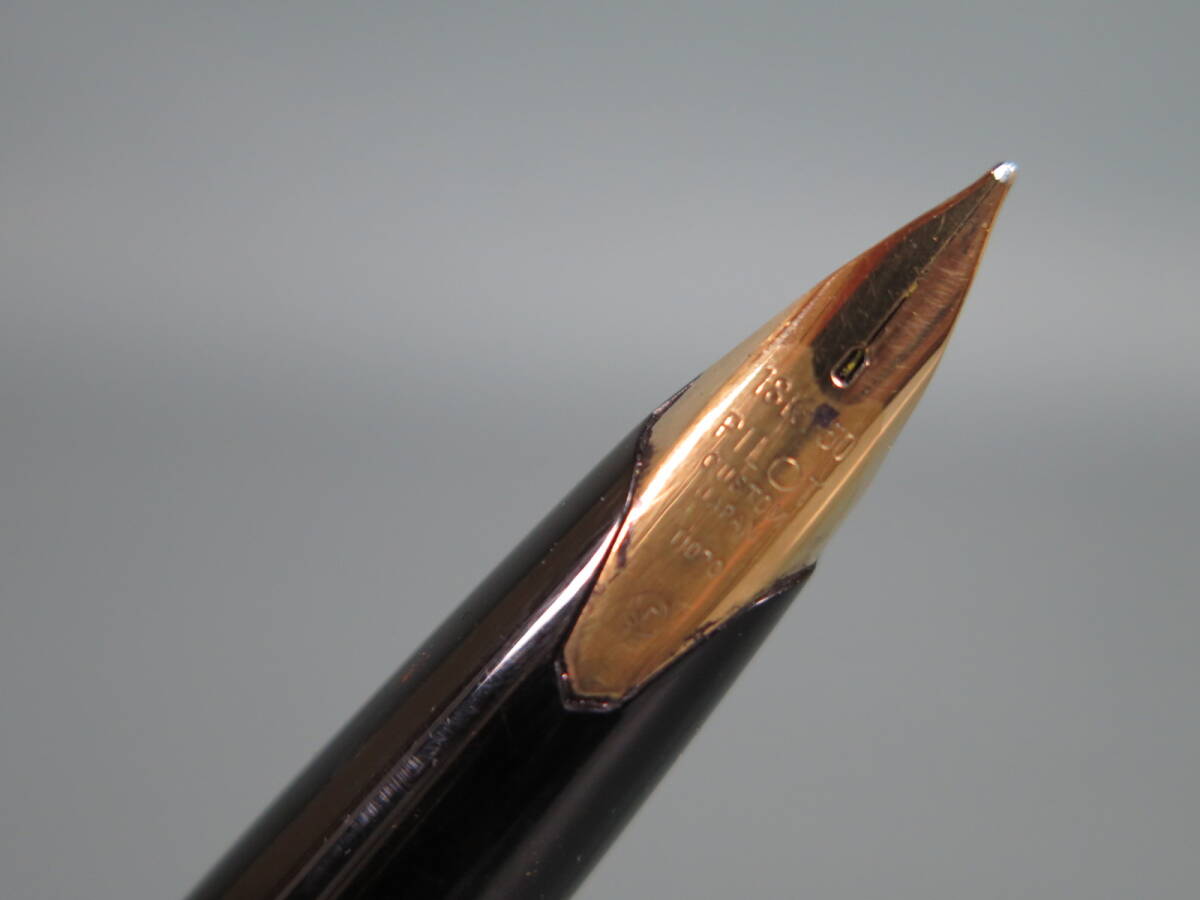 【筆記未確認】万年筆⑪ パイロット エリート PILOT Elite 2本セット 黒 JM24/LO02 ペン先 18K-750 SCRIPT/T1070 ケース付き★箱_画像9