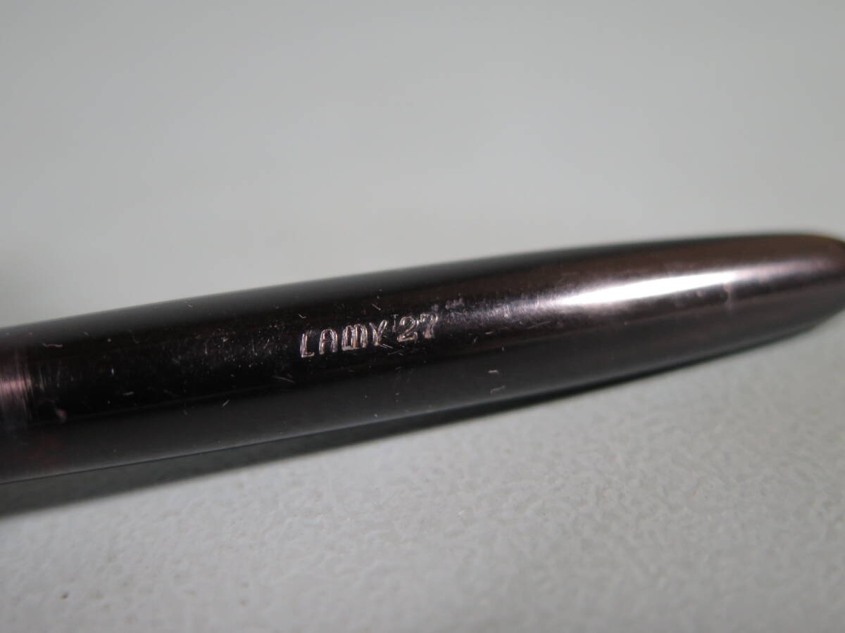 【筆記未確認】万年筆⑪ 2本セット PILOT パイロット/LAMY ラミー 27e OB ブラック ペン先 14K/585★日本製/ドイツ製 黒の画像8