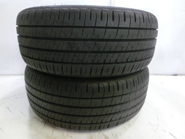 K20-2107 深溝 中古タイヤ ダンロップ ENASAVE EC204 215/45R17 91W (2本)_画像1