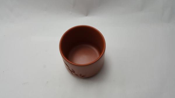 未使用品!! 　陶器 笹模様 湯呑 5点 (大×4 小×1) セット_画像2