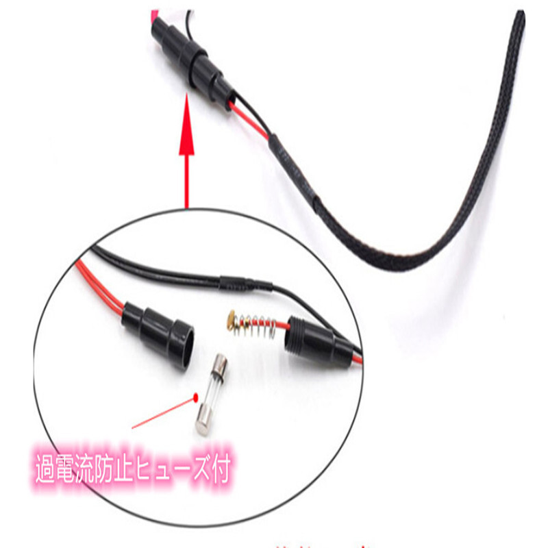 送料無料 電圧表示 トヨタ専用カプラー Aタイプ USBポート カプラーオン 急速充電 3.0×2ポート LED発光 赤556の画像7