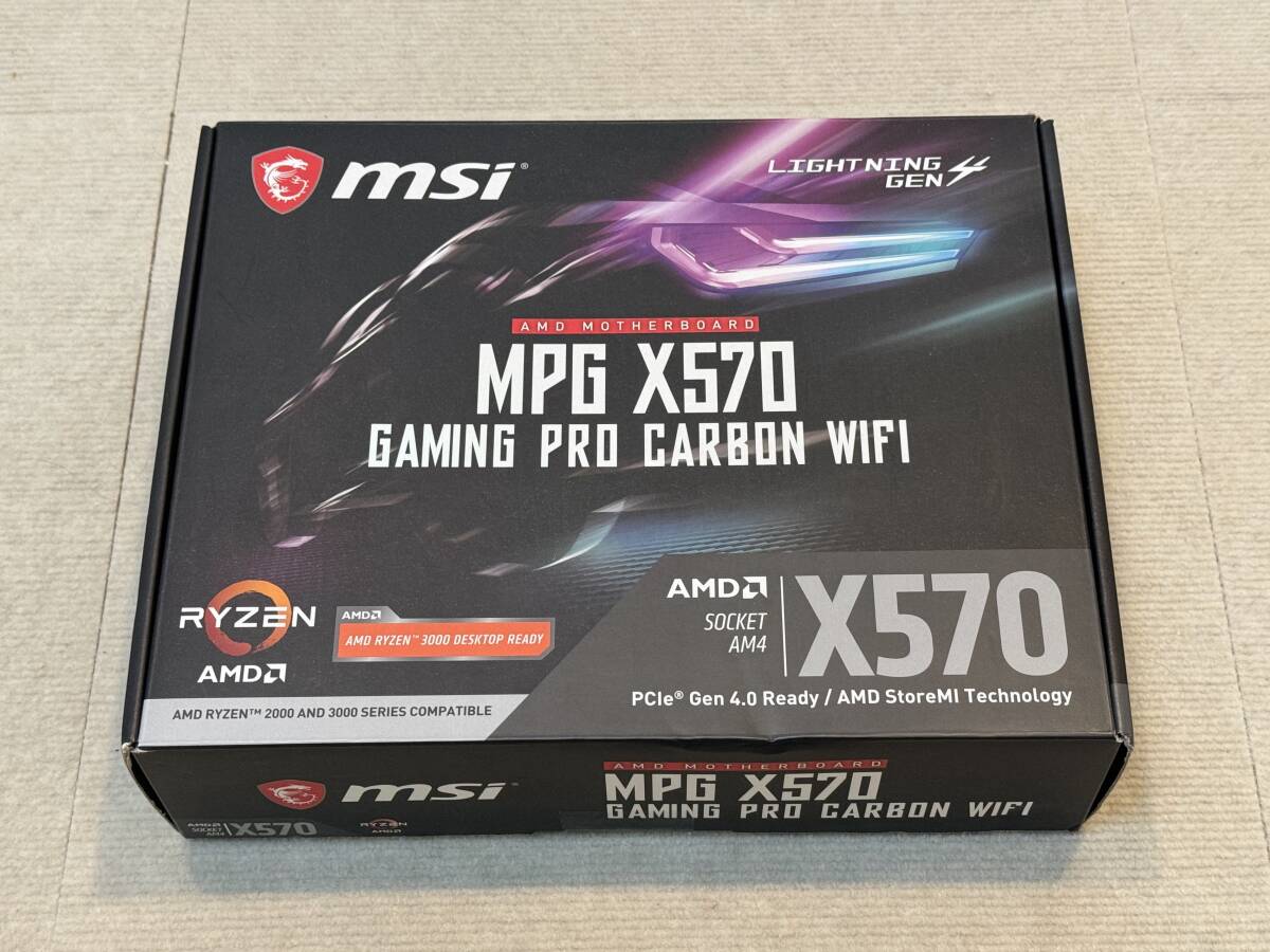 【動作確認済】MSI MPG X570 GAMING PRO CARBON WIFI マザーボート AMD AM4の画像4
