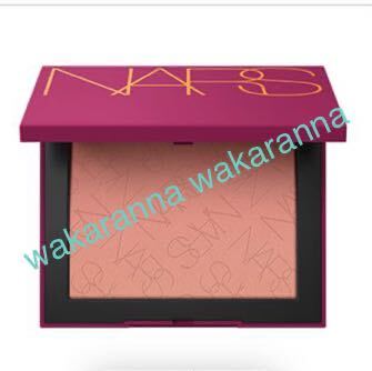 新品NARS ナーズ 限定色 ライトリフレクティング ブラッシュ03725ピンクSEX APPEALチーク カラー 未開封 パウダー 未使用 頬紅 コーラル 桃_中身のお感じ　プレゼントラッピングです。