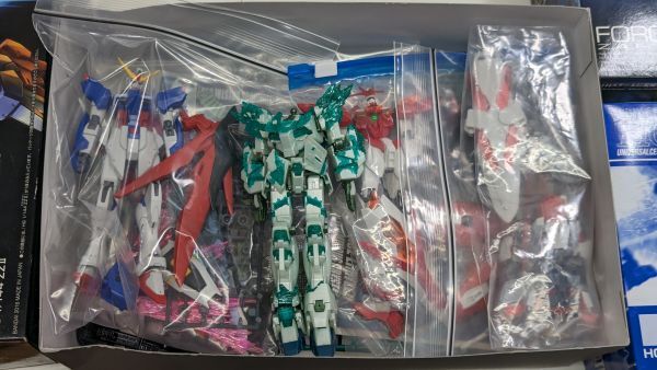 $ BANDAI バンダイ 機動戦士 ガンダム 1/144 1/100 スケール SD BB戦士 HG RG 途中組立済 ガンプラ 現状品_画像7