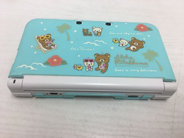 !! ニンテンドー3DS LL 本体 SPR-001 ホワイト 動作確認済み リラックマ カバー