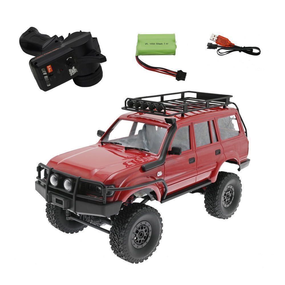 赤バッテリー2本 WPL C54-1 RTR 1/16 ランドクルーザー LC80 4WD 赤バッテリー2本 WPL C54-1 RTR 1/16 ランドクルーザー LC80 4WD