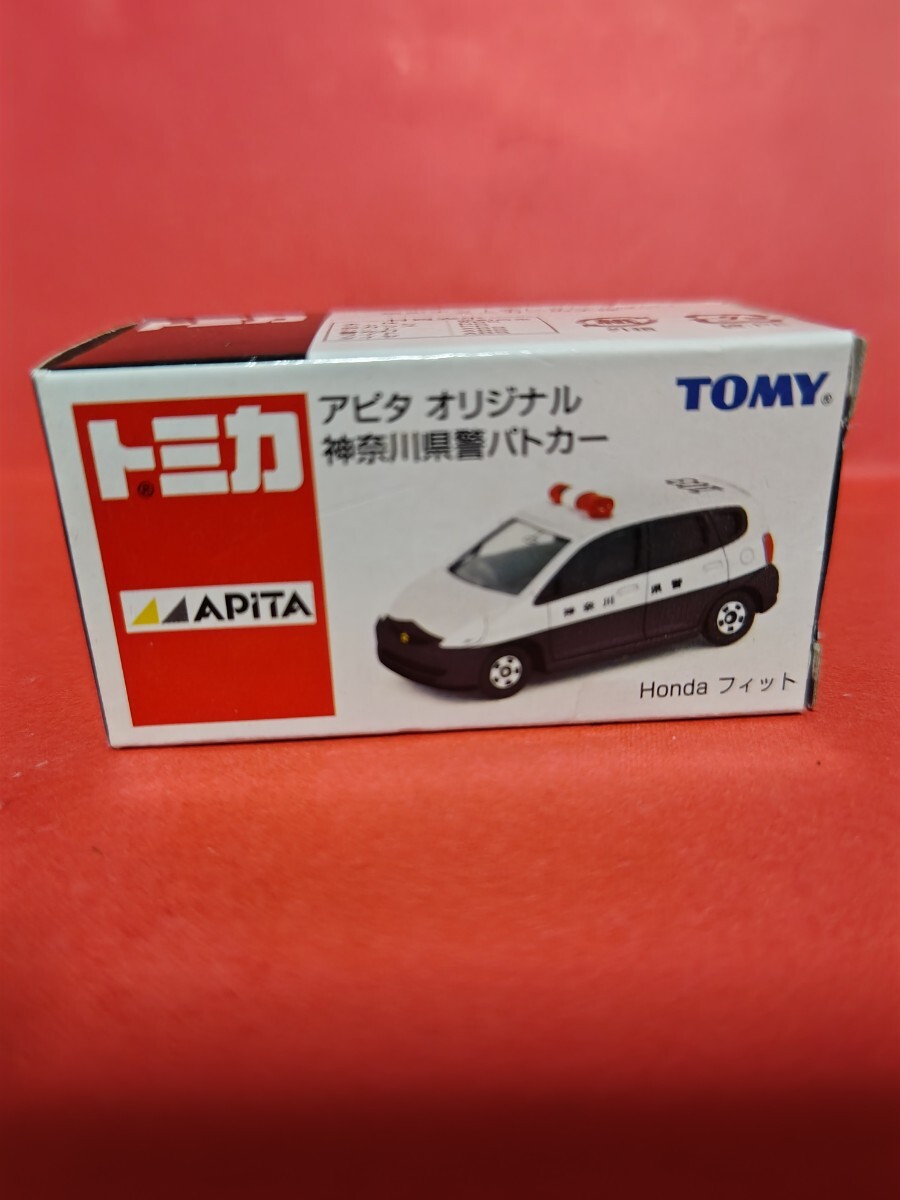 トミカアピタオリジナル神奈川県警パトカー　Hondaフィット_画像1