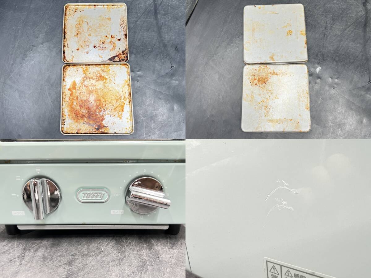 【動作品】 LADONNA/ラドンナ TOFFY/トフィー 2段式 オーブン トースター 縦型 K-TS1_画像8
