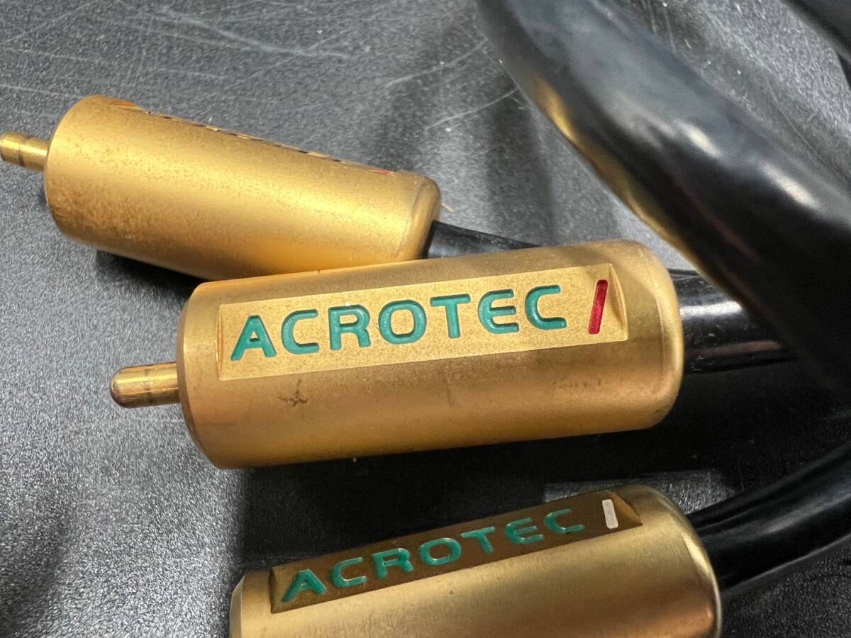 ACROTEC/アクロテック Stressfree Cable RCA ケーブル 2本 スピーカー ケーブル オーディオ 周辺機器 コード 音響機器 6N-A2200_画像3