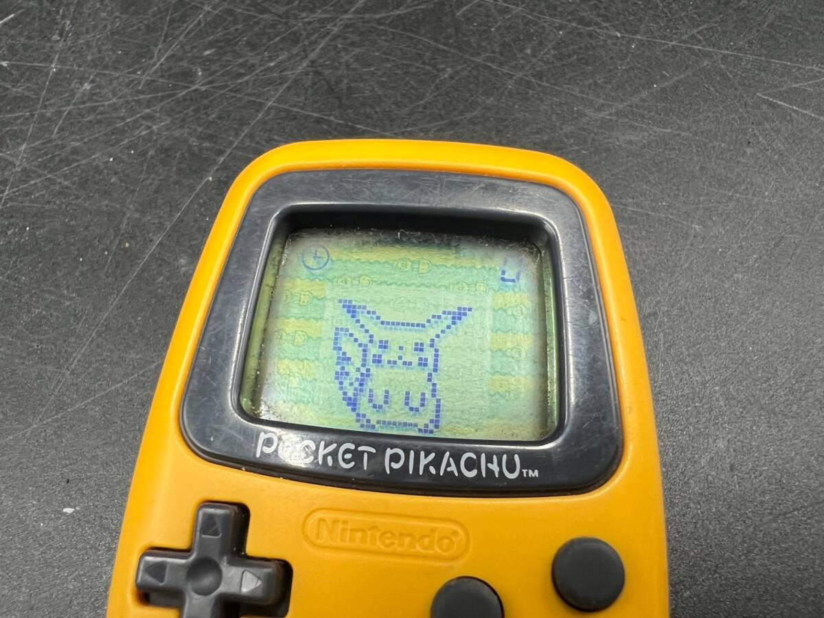 Nintendo/任天堂 POCKET PIKACHU/ポケット ピカチュウ 携帯 ゲーム ポケステ ポケットモンスター ポケモン 万歩計 歩数計 MPG-001