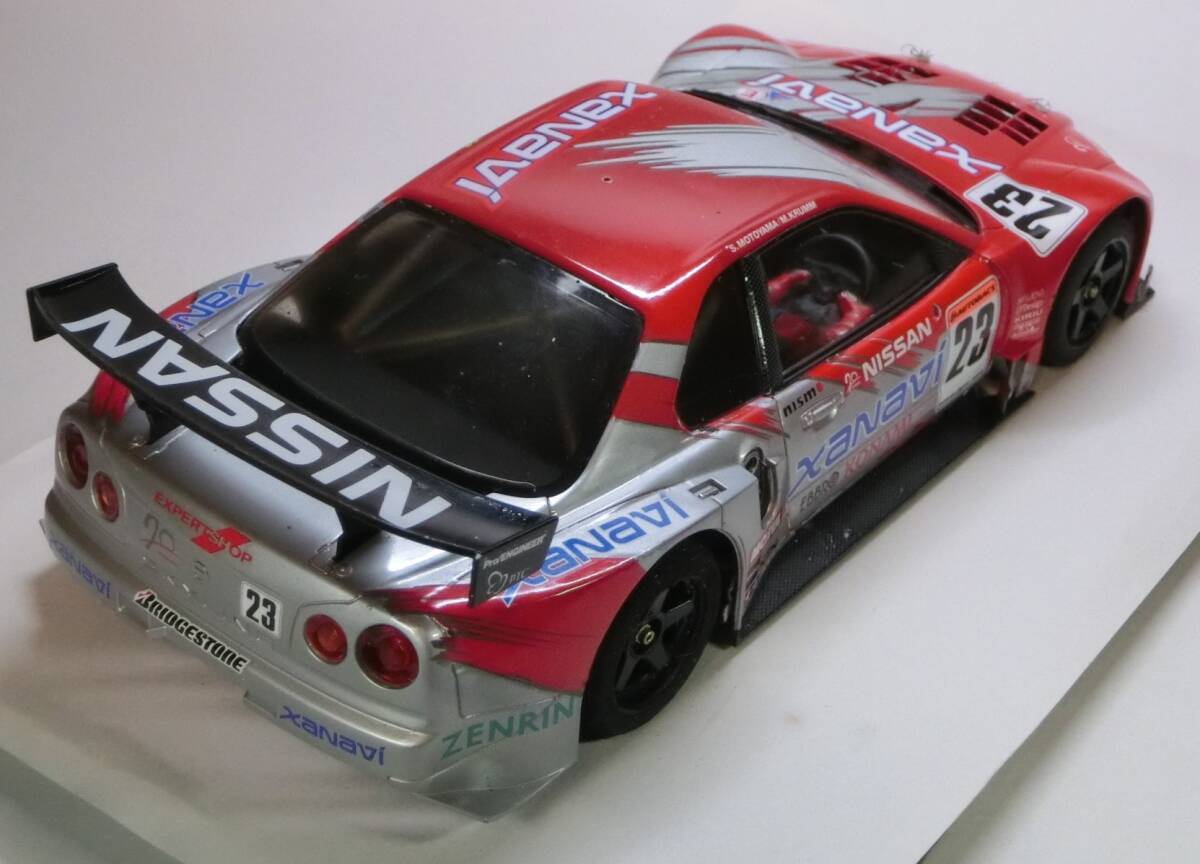 1/24 スロットカー完成車中古 GTR ザナヴィ プラフィットシャーシ