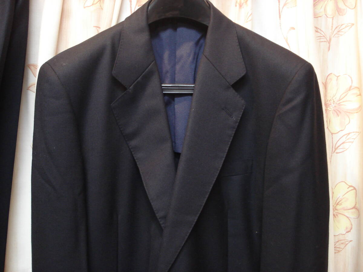  free shipping! top class! beautiful goods! Ermenegildo Zengna Ermenegildo Zegna! custom-made single suit! autumn winter spring thing! waste to90cm! dark blue color!