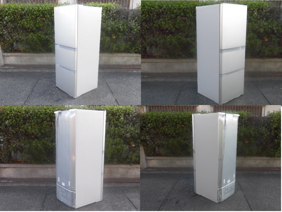 B005/動作品【TOSHIBA 東芝ノンフロン冷凍冷蔵庫 3ドア GR-S33S(S)2020年製 内容積:３３０L 計1点】家電製品/生活家電_画像3