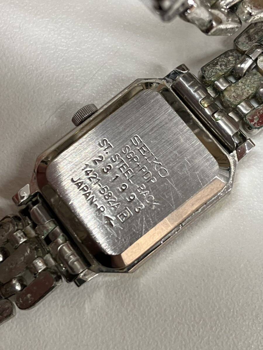 j4d52.53 セイコー 腕時計 クォーツ 不動SEIKO の画像8