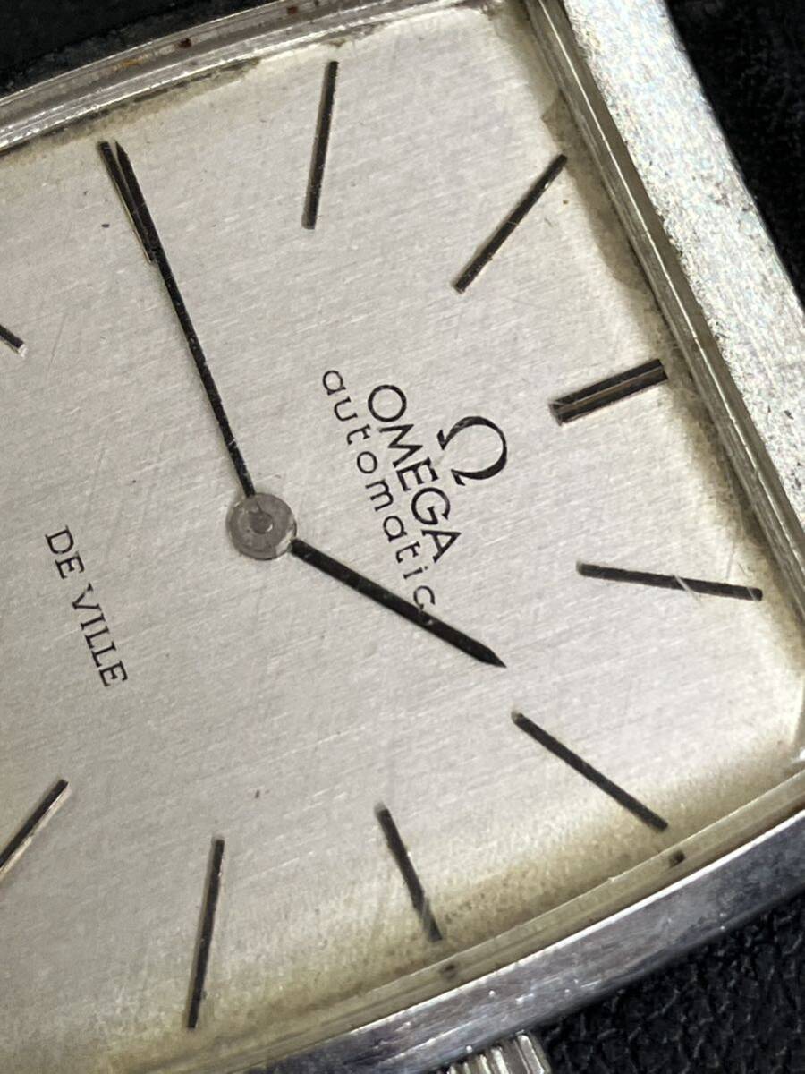 d4d4オメガ OMEGA デビル スクエア 腕時計 オートマティック 不動の画像2