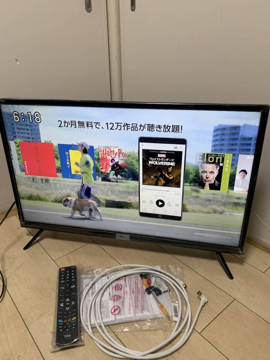 美品TCL 液晶テレビ TV 32V型 32B400 2020年製_画像1