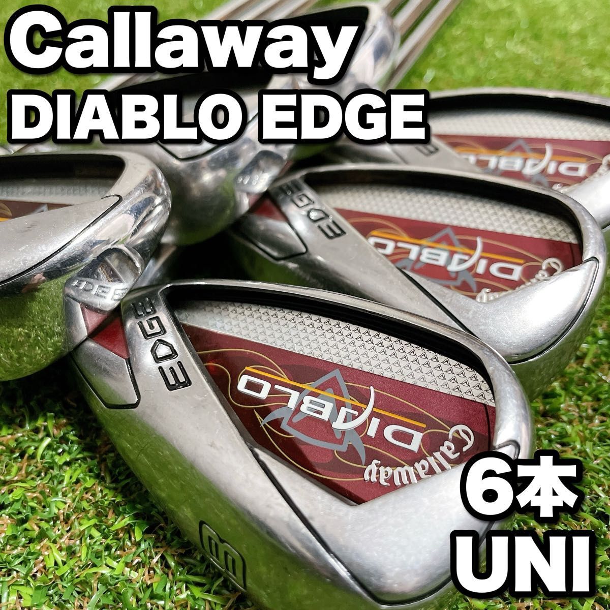 特価 Callaway DIABLO EDGE キャロウェイ ディアブロ エッジ メンズ ゴルフクラブ アイアンセット 6本 ポケットキャビティ型 男性 初心者の画像1