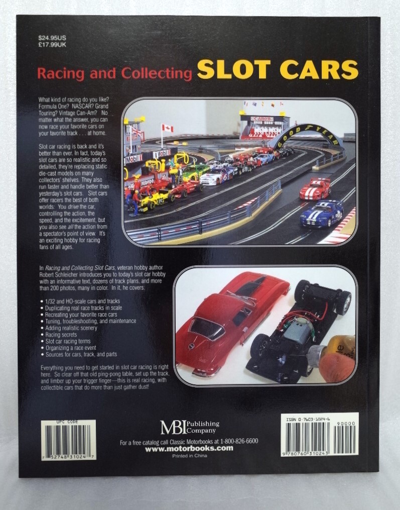  слот машина. на английском языке иностранная книга [ Racing and Collecting Slot Cars ] Robert Schleicher работа MBI выпускать ( America )