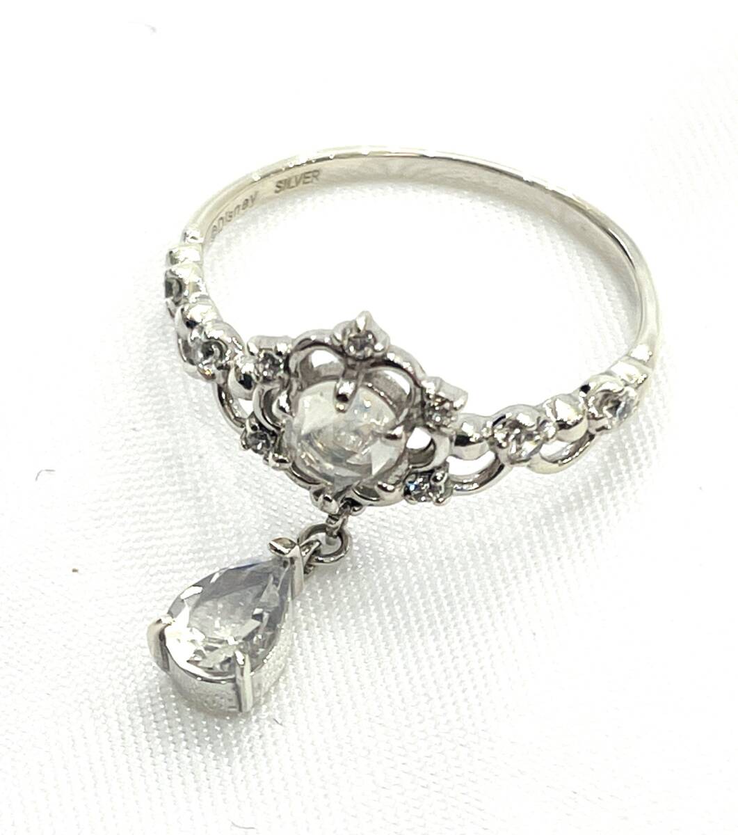 1 jpy ~*[ beautiful goods ]sa man sa silver Disney collection hole . snow. woman . ring ring 11 number silver opal Y2403-149