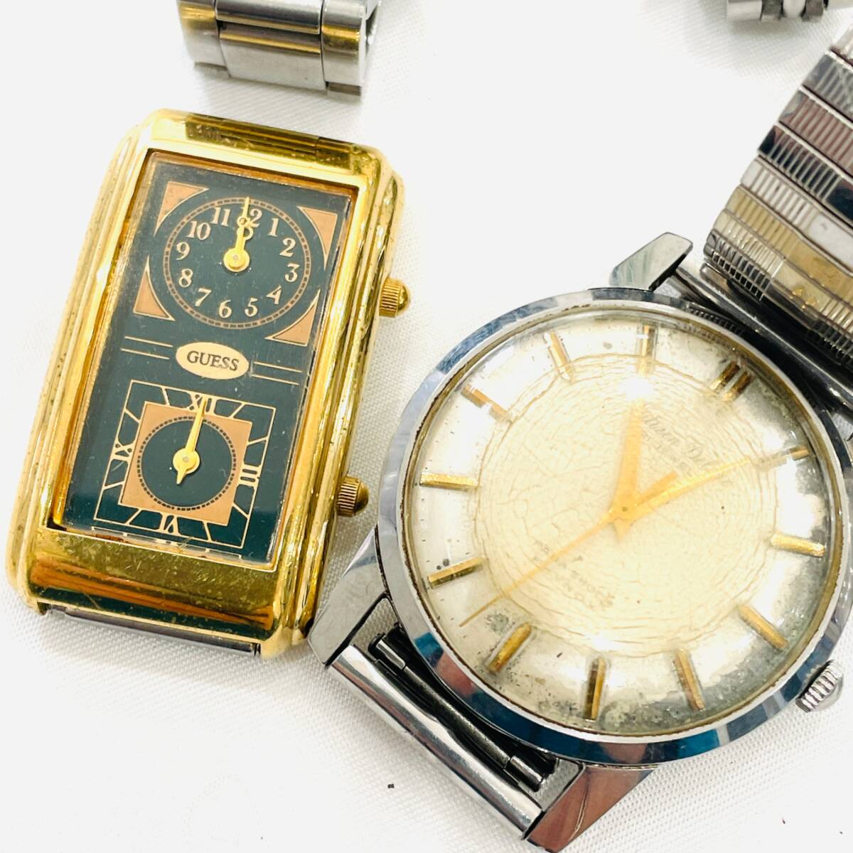 1円～★【8本】腕時計まとめ 大量セット GUESS テクノス dakota SEIKO Y244-5の画像5