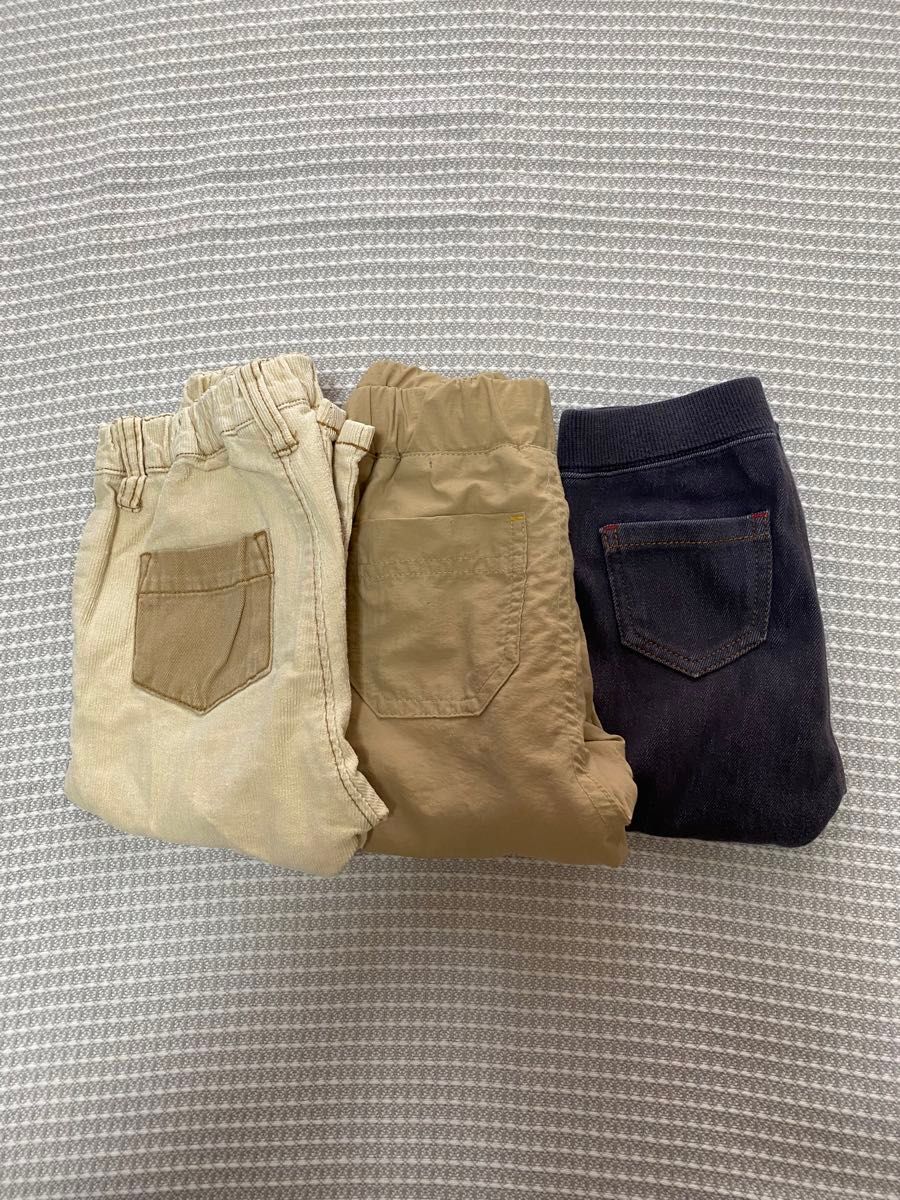 UNIQLO branshe パンツ　中古　3枚セット　80サイズ　90サイズ  ユニクロ　ブランシェス