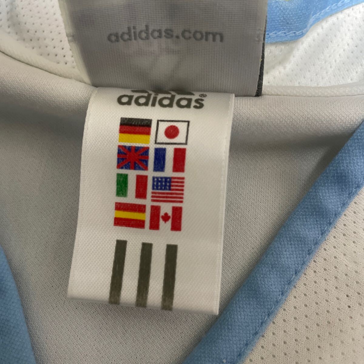 2004 アルゼンチン代表ユニフォーム ホーム長袖 アディダス adidas アルゼンチン製の画像5