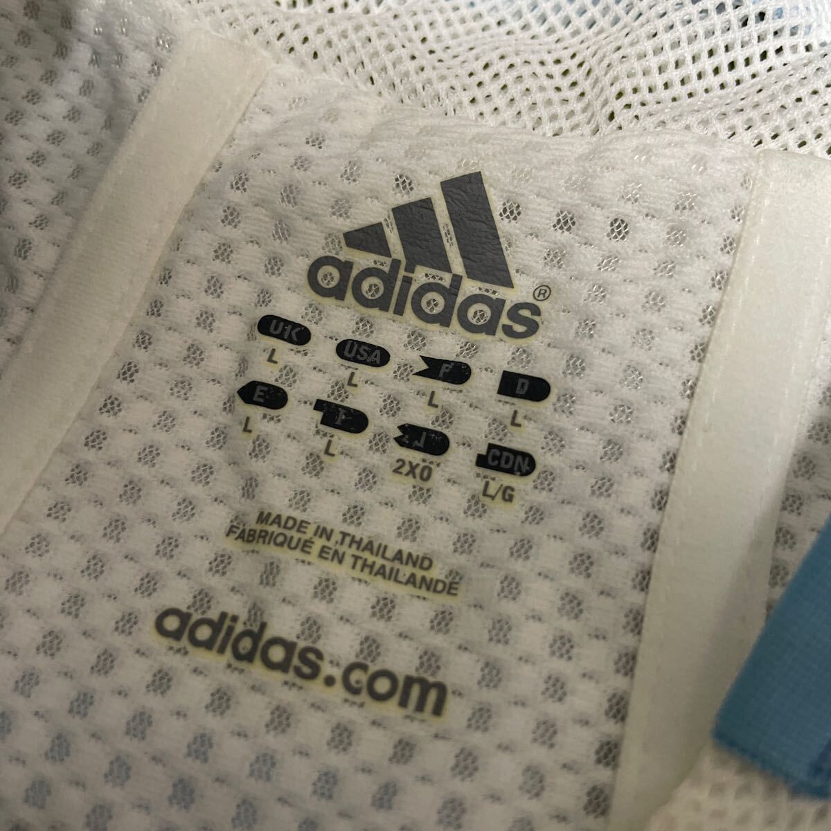 2004 アルゼンチン代表ユニフォーム ホーム半袖 オーセンティック 未使用タグ付 アディダス adidas アディダスジャパン正規品の画像3