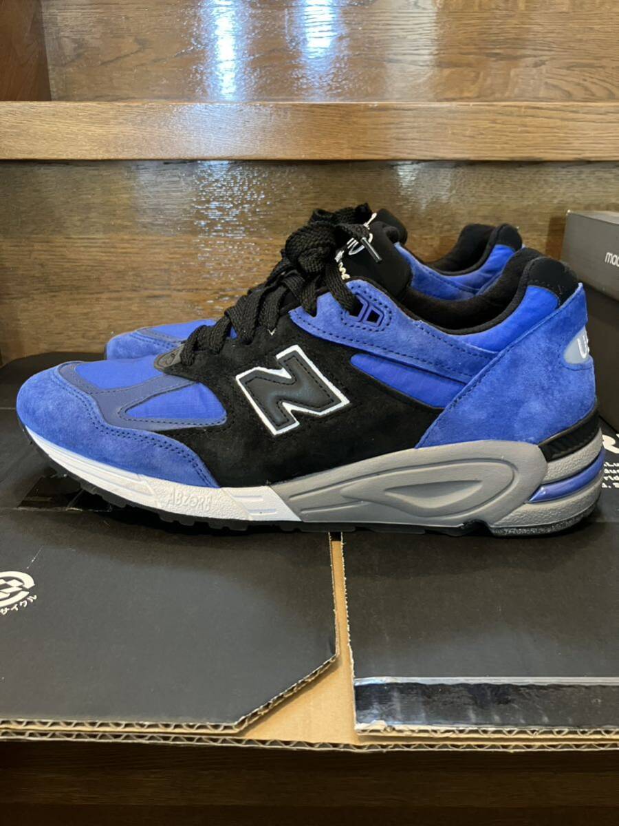 New Balance 990V2 Blue/Black/Grey ニューバランス 990V2 ブルー/ブラック/グレー 27.5cm US9.5_画像2