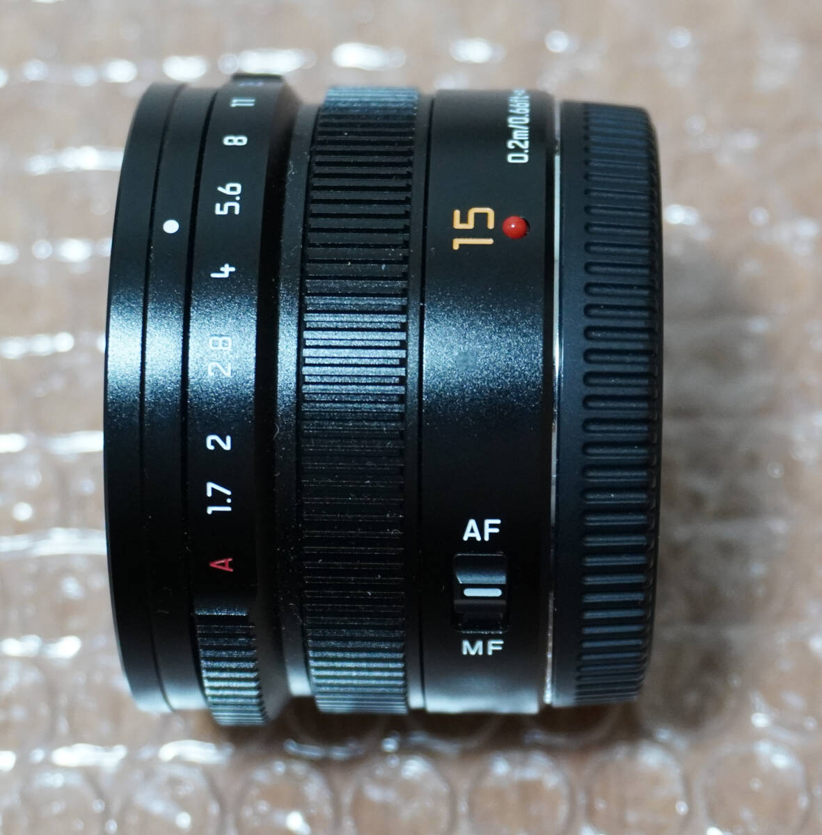 Panasonic LEICA DG SUMMILUX 15mm F1.7 ASPH.　美品_画像2