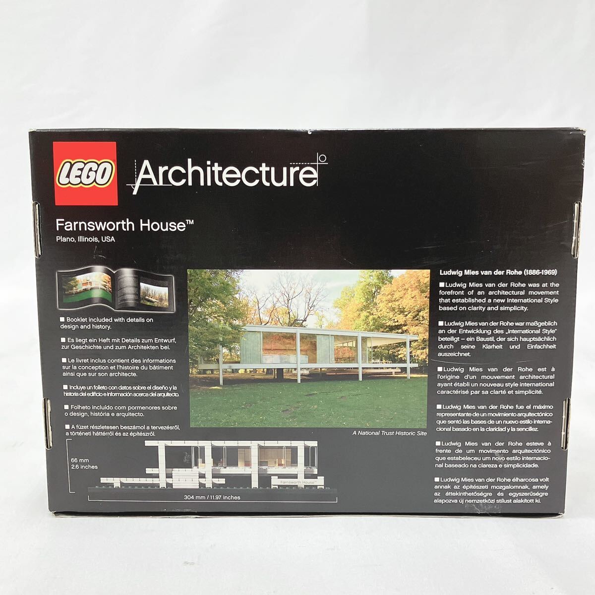 未使用 内部未開封 LEGO レゴ 21009 アーキテクチャー ファンズワース邸 02-0304の画像4