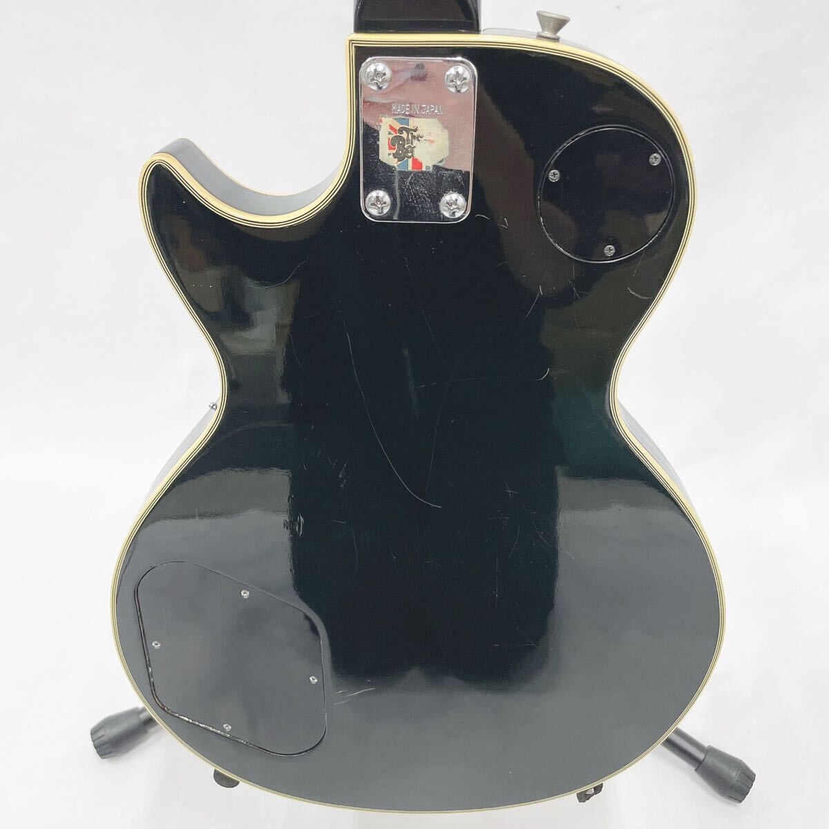 エレキギター メーカー不明 全長100cm 付属品 ハードケース付き 弦楽器の画像6