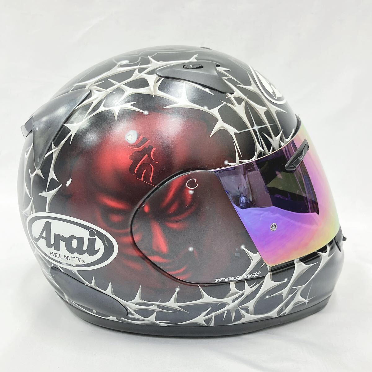 Arai アライ PROFILE プロファイル SNELL YF DESIGN ヘルメット フルフェイスヘルメット 61.62cm未満 袋付き の画像4