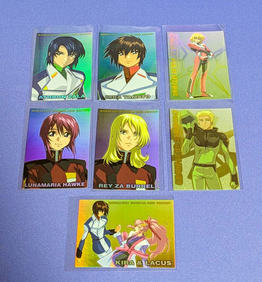 ジャンク　機動戦士ガンダムSEED DESTINY カード　まとめ売り　クリアファイル　空箱　付き_画像2