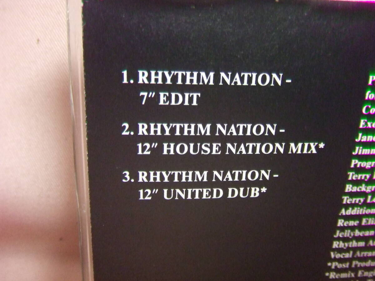 CD★送料100円★ジャネット・ジャクソン　RHYTHM NATION　８枚同梱ＯＫ_画像5