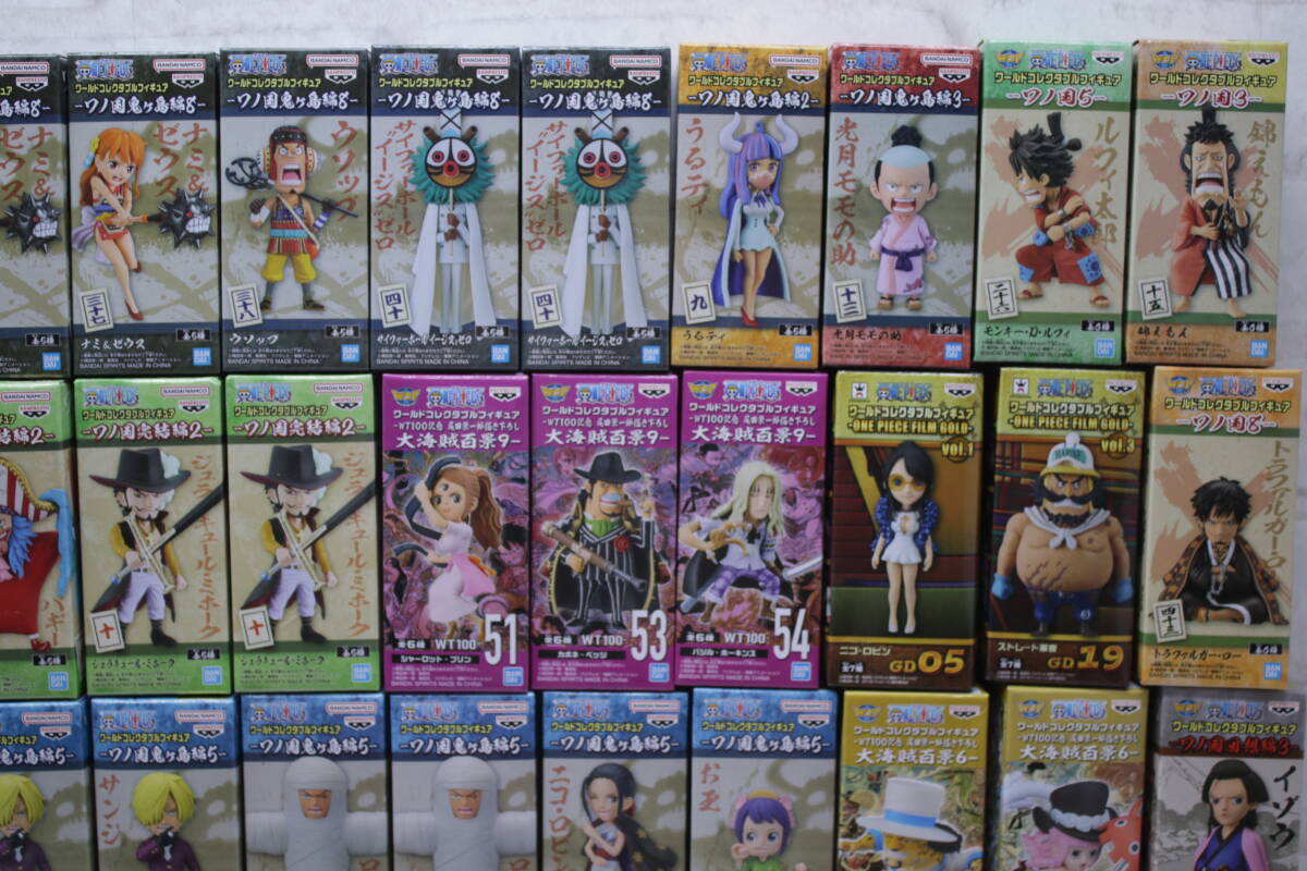 ◎159【未開封】【1円～】ワンピース ONE PIECE ワールドコレクタブルフィギュア まとめ 150個 ウタ ニカ ルフィ シャンクス ゾロ サニーの画像3