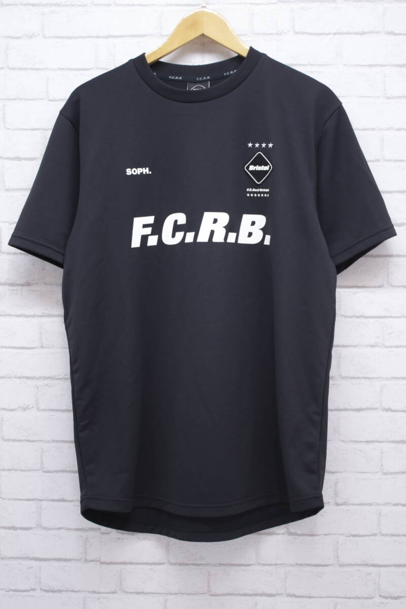 301【1円～】F.C.Real Bristol エフシーレアルブリストル F.C.R.B. S/S PRE MATCH TOP Tee Lサイズ FCRB-220049 2022 Tシャツ_画像1