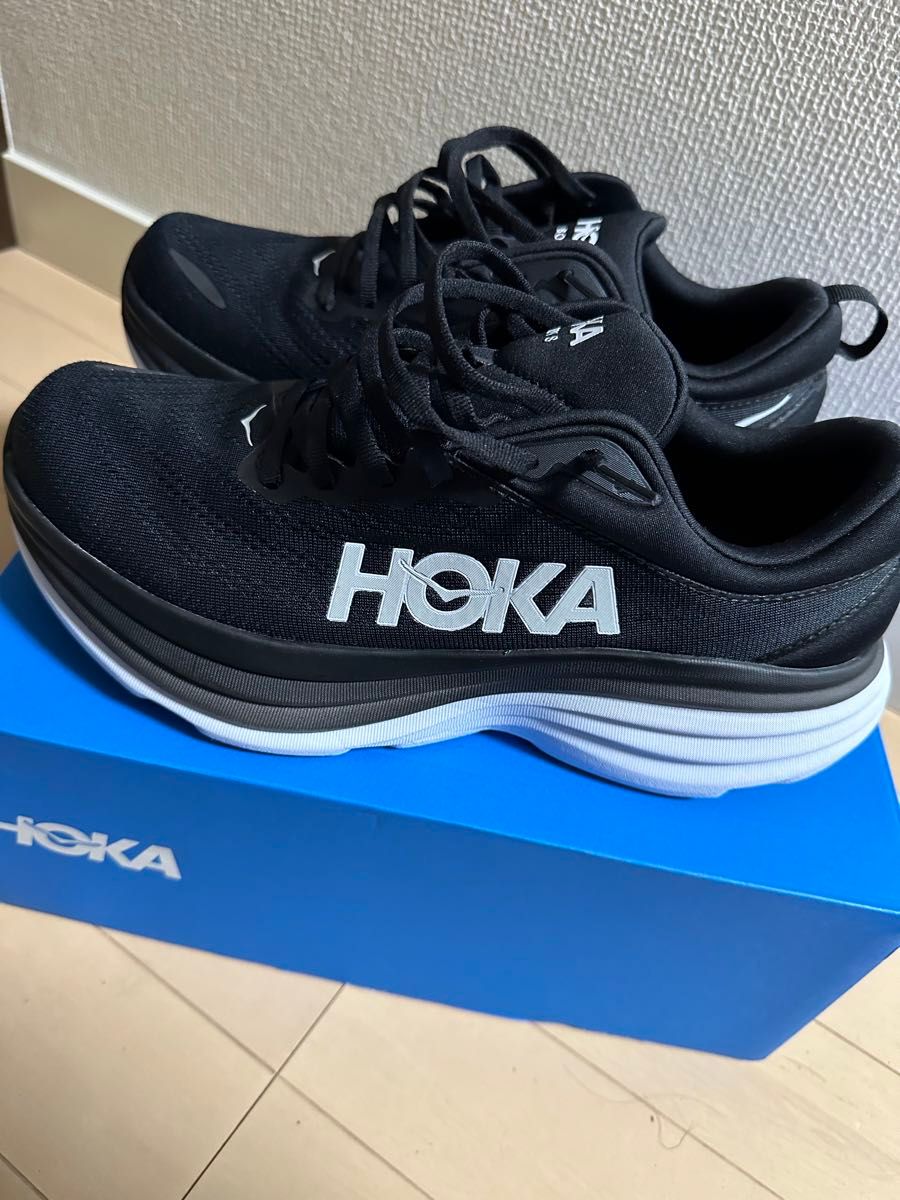 着用2回のみ　美品　ホカオネオネ　HOKA  ボンダイ8  27.5cm  ランニングシューズ